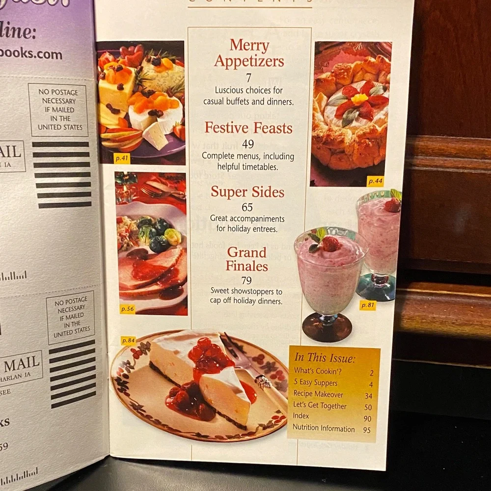 Four Pillsbury Vintage cookbook magazines